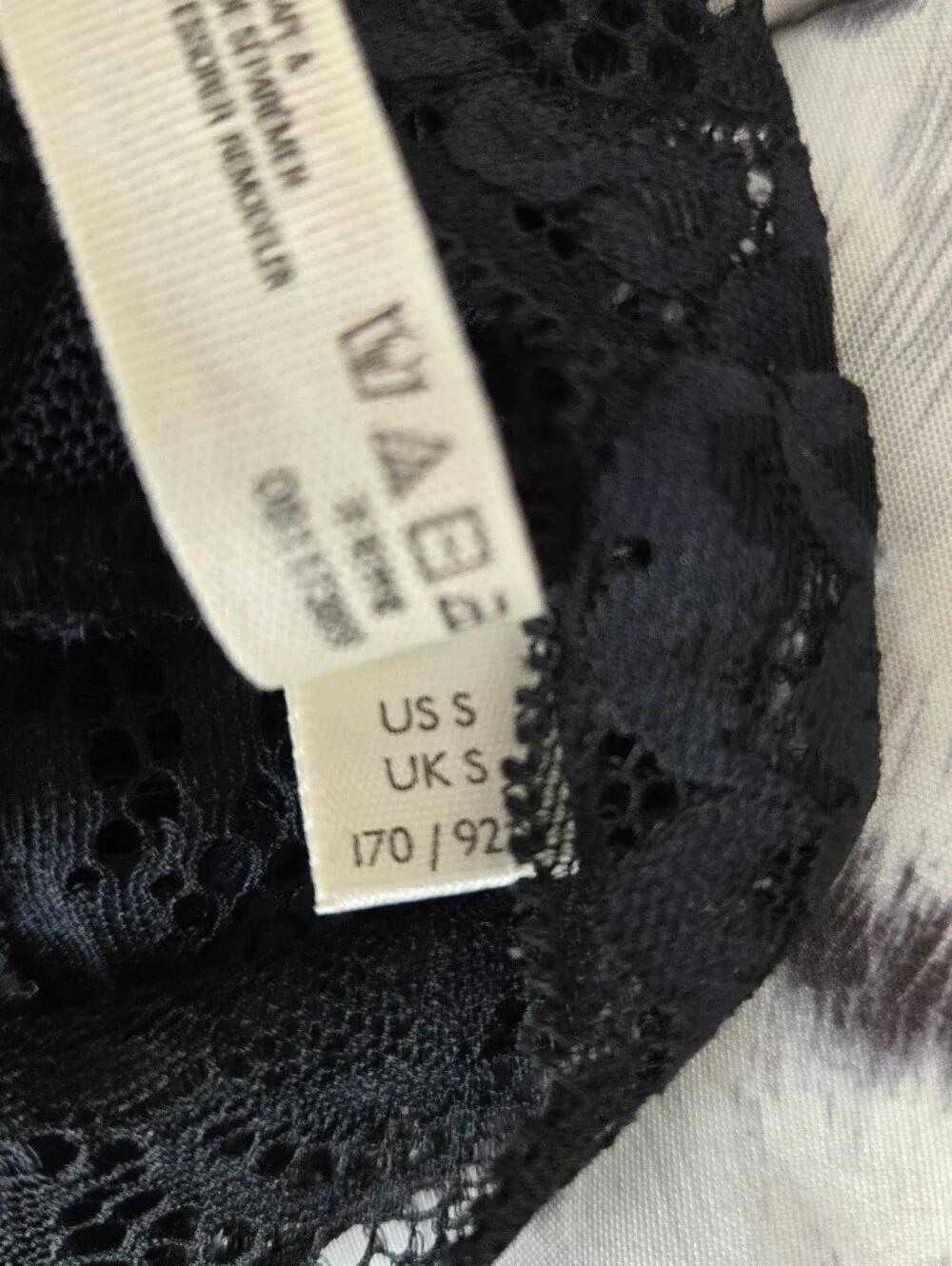 Free People Black Lace Bralette Sz S